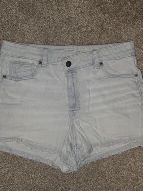 High waisted denim shorts size 10
